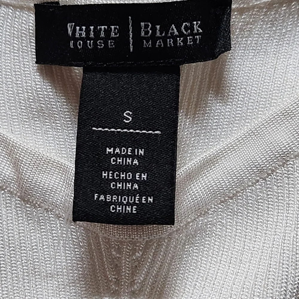 NWOT White House Black Market Sweater Tank Size Small Color white - Picture 6 of 13